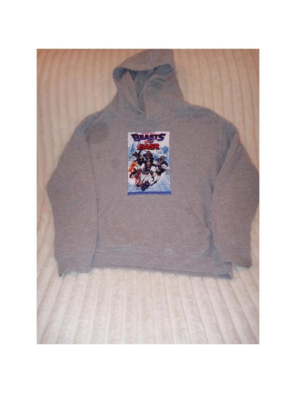 NFL Buffalo Bills Hoodie Sweater Boys Size Large 14/16 Football Fan Gear